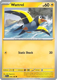 Wattrel Scarlet & Violet card
