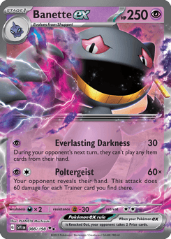 Banette ex Scarlet & Violet card