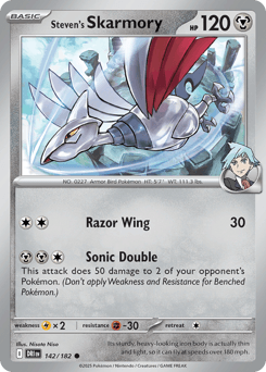 2025 Destined Rivals Steven's Skarmory #142