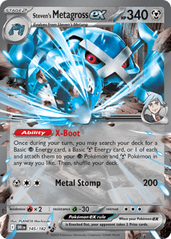 Steven's Metagross ex Destined Rivals card