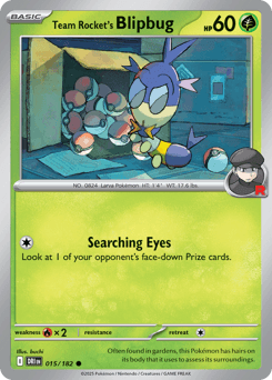 2025 Destined Rivals Team Rocket's Blipbug #15