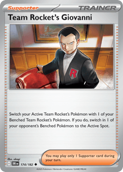 Team Rocket's Giovanni Destined Rivals card