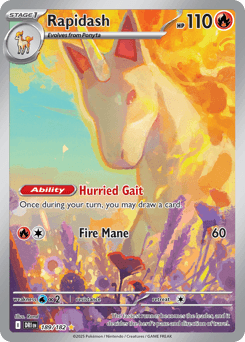 Rapidash Destined Rivals card