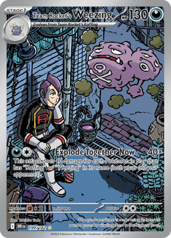 2025 Destined Rivals Team Rocket's Weezing #199