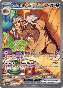 Arven's Mabosstiff ex Destined Rivals card