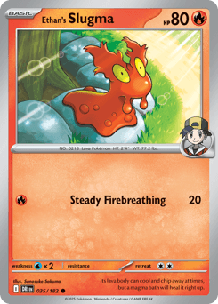 Ethan's Slugma Destined Rivals card