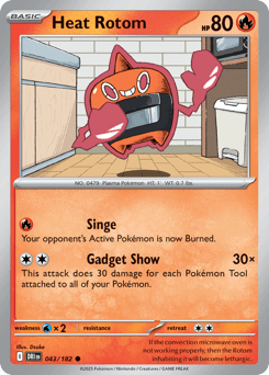 Heat Rotom Destined Rivals card