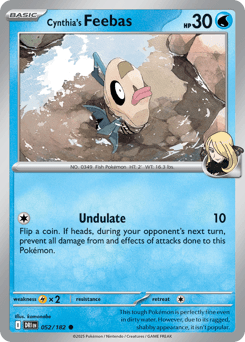 2025 Destined Rivals Cynthia's Feebas #52
