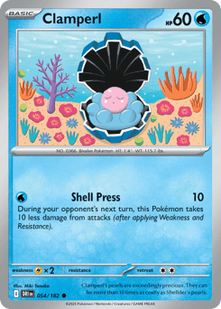 Clamperl Destined Rivals card
