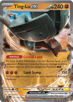 Ting-Lu ex Paldea Evolved card