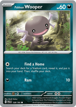 Paldean Wooper Paldea Evolved card