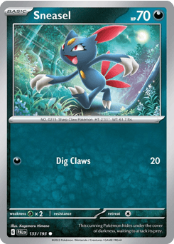 2023 Paldea Evolved Sneasel #133