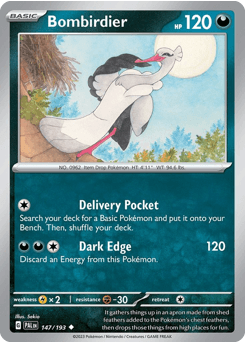 Bombirdier Paldea Evolved card