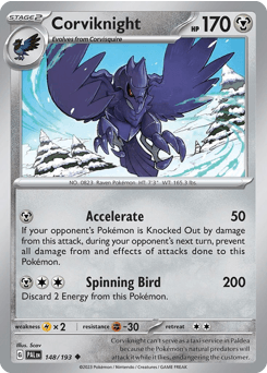 Corviknight Paldea Evolved card