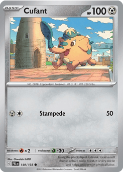 Cufant Paldea Evolved card