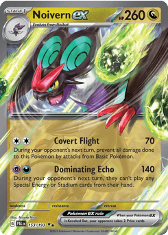 2023 Paldea Evolved Noivern ex #153
