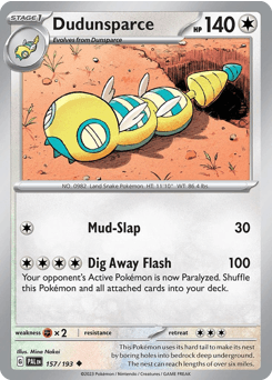 Dudunsparce Paldea Evolved card