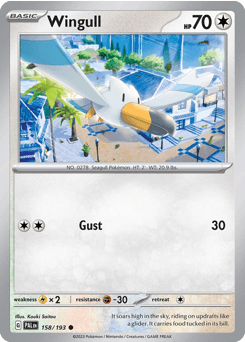 2023 Paldea Evolved Wingull #158