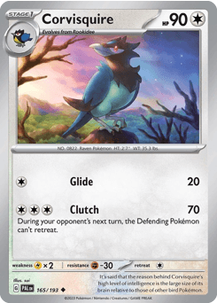 Corvisquire Paldea Evolved card