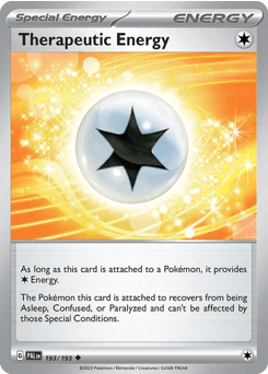 2023 Paldea Evolved Therapeutic Energy #193