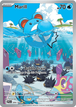 Marill Paldea Evolved card