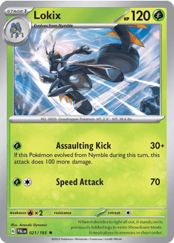 Lokix Paldea Evolved card