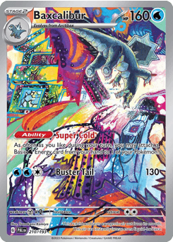 Baxcalibur Paldea Evolved card