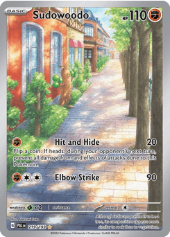 Sudowoodo Paldea Evolved card