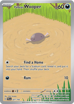 Paldean Wooper Paldea Evolved card
