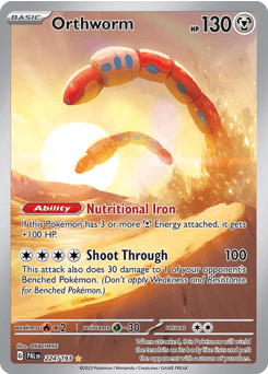 Orthworm Paldea Evolved card