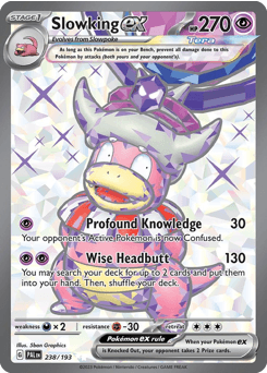 2023 Paldea Evolved Slowking ex #238