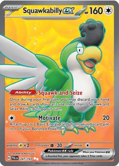 Squawkabilly ex Paldea Evolved card