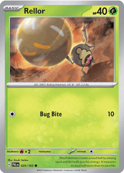 Rellor Paldea Evolved card