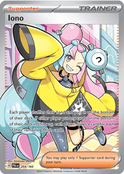 2023 Paldea Evolved Iono #254