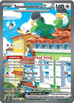 Squawkabilly ex Paldea Evolved card