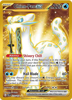 Chien-Pao ex Paldea Evolved card
