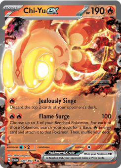 Chi-Yu ex Paldea Evolved card