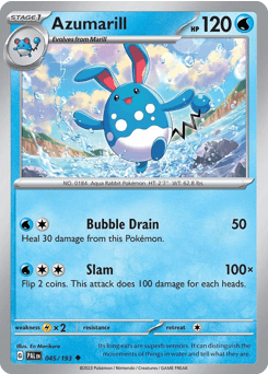 2023 Paldea Evolved Azumarill #45
