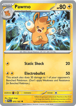 2023 Paldea Evolved Pawmo #75