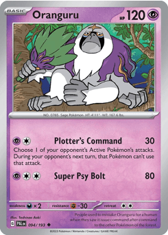 2023 Paldea Evolved Oranguru #94