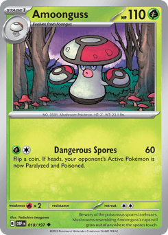Amoonguss Obsidian Flames card