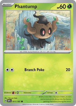 2023 Obsidian Flames Phantump #11