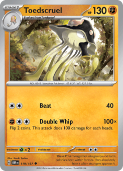 Toedscruel Obsidian Flames card