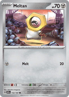 Meltan Obsidian Flames card