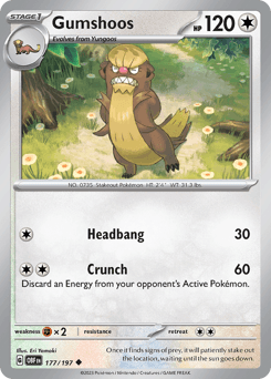 Gumshoos Obsidian Flames card