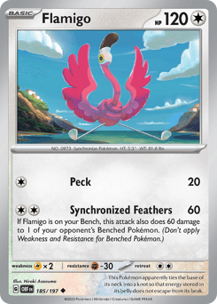Flamigo Obsidian Flames card