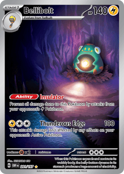 Bellibolt Obsidian Flames card