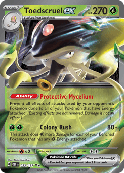 Toedscruel ex Obsidian Flames card