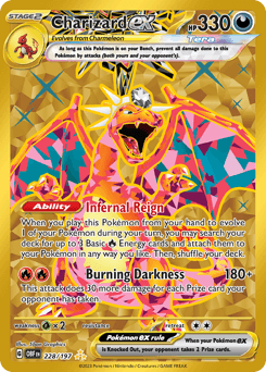 Charizard ex Obsidian Flames card