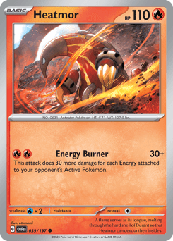 Heatmor Obsidian Flames card